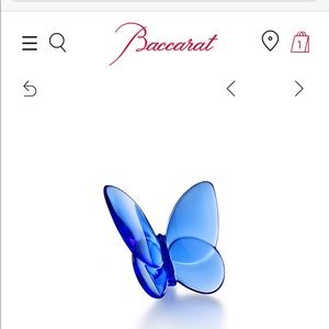 NEW** BACCARAT
PAPILLON LUCKY BUTTERFLY